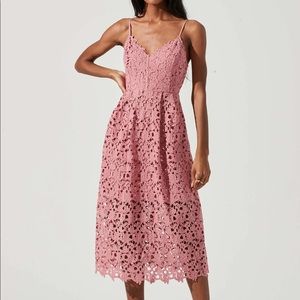 Lace A line dress.